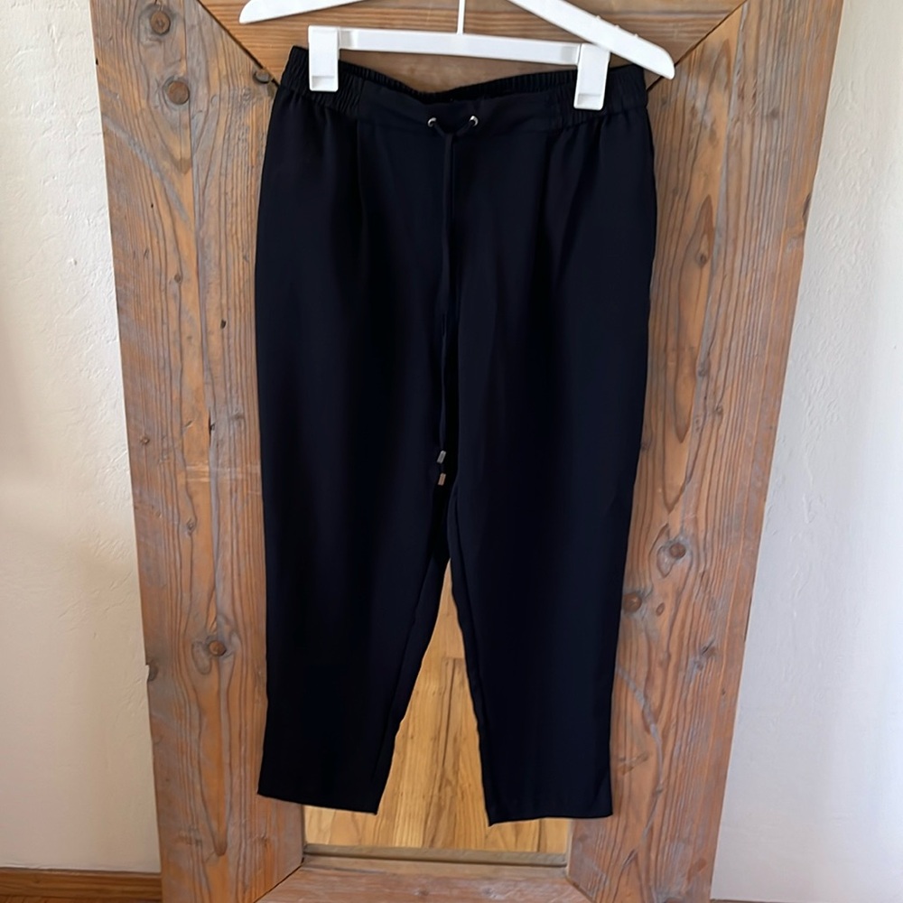 Zara black baggy classic style pants. Size M. Brand new.